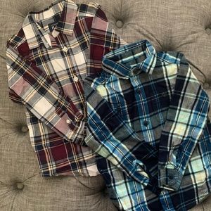 Button down Shirt Long sleeve 2pk